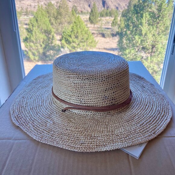 Made by Minga | Straw Boater Hat | XL | NWT - Picture 6 of 7